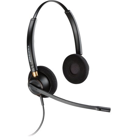 Plantronics Binaural Corded Headset 520, Black PLNHW520
